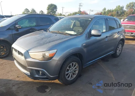 2012 Mitsubishi Outlander Sport Es from USA, damaged, VIN JA4AP3AU8CZ010837